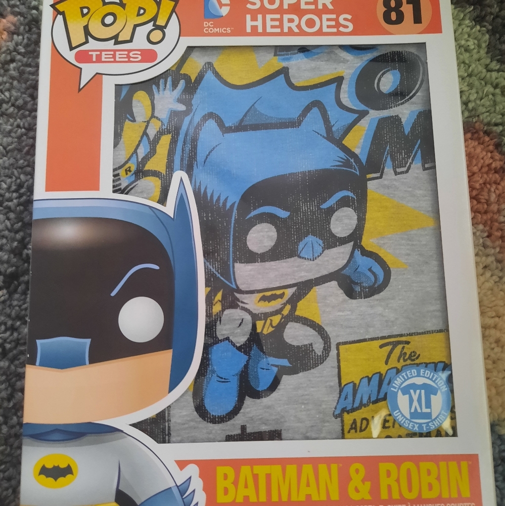 FUNKO POP TEES BATMAN & ROBIN